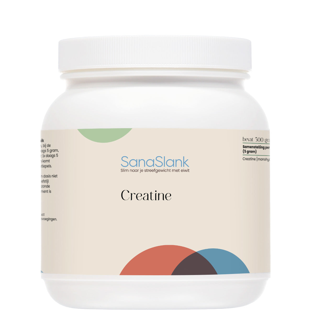 Sanaslank Creatine 500gram - Zuivere Creatine voor Kracht & Prestaties