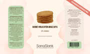 SanaSlank proteïne koekjes met rode vruchten XXL (24 zakjes)