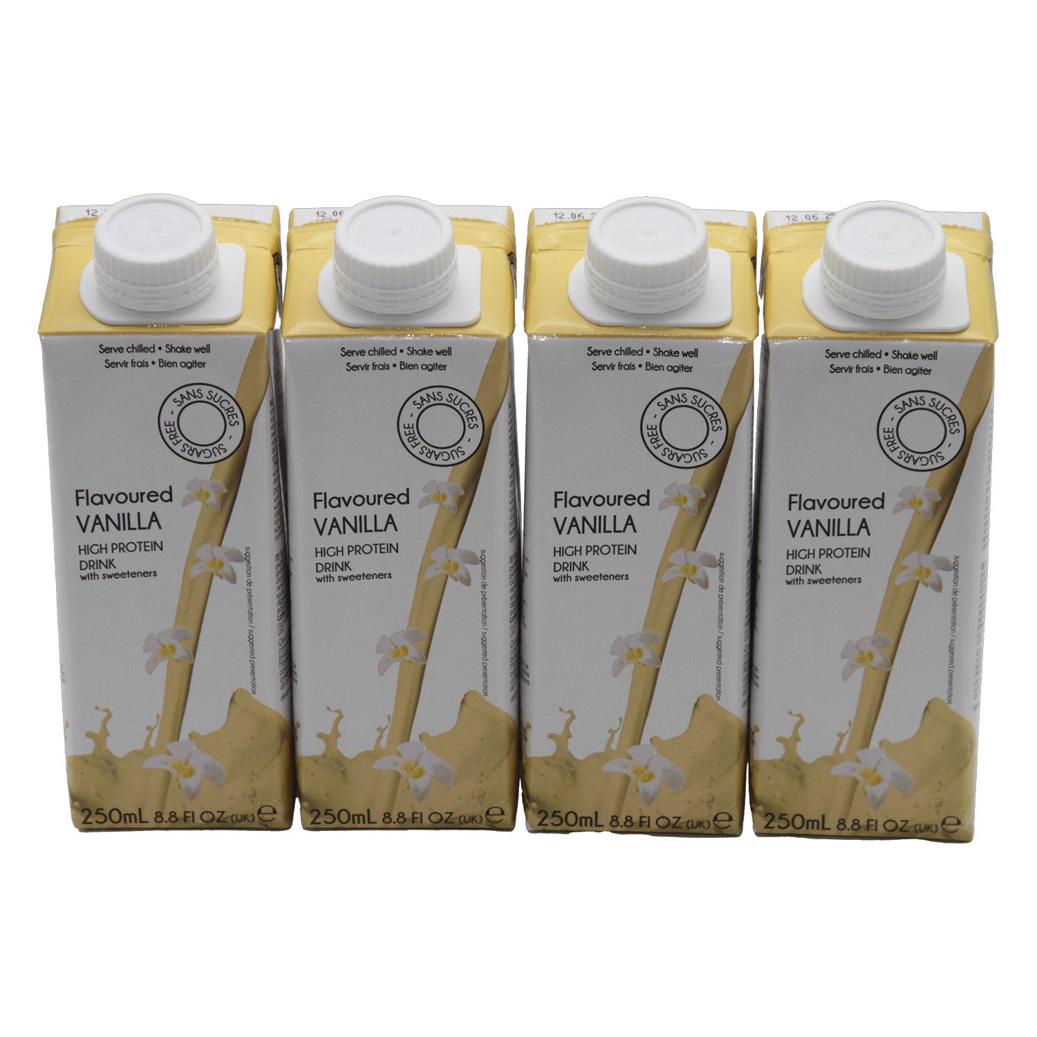 SanaSlank pakje koude drank met vanillesmaak (4 pakjes)