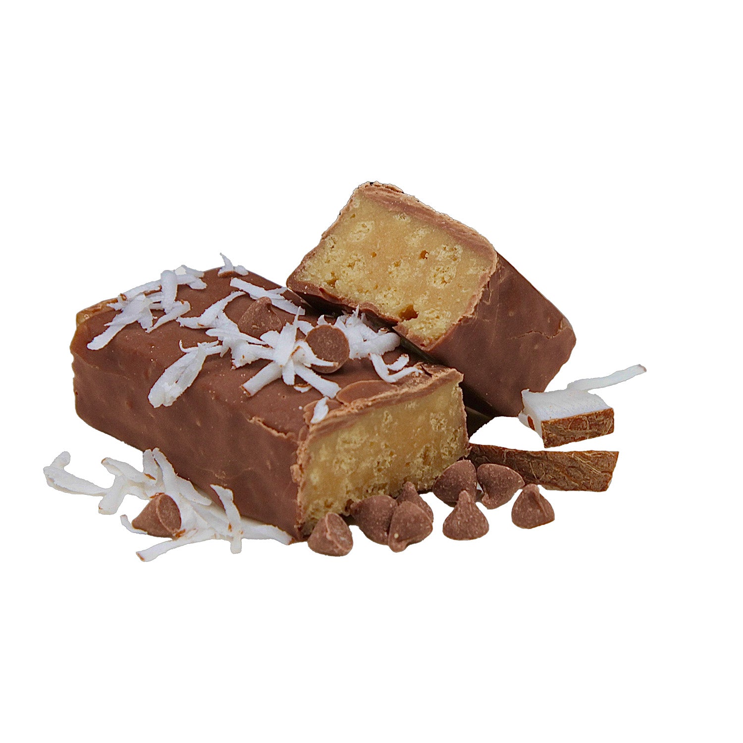 Sanaslank reep Crunchy met kokossmaak low carb (7 stuks)