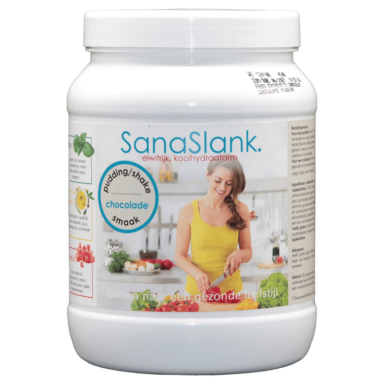 SanaSlank Chocolade Shake – High Protein & Ultra Low Carb Voordeelpot (450 g)