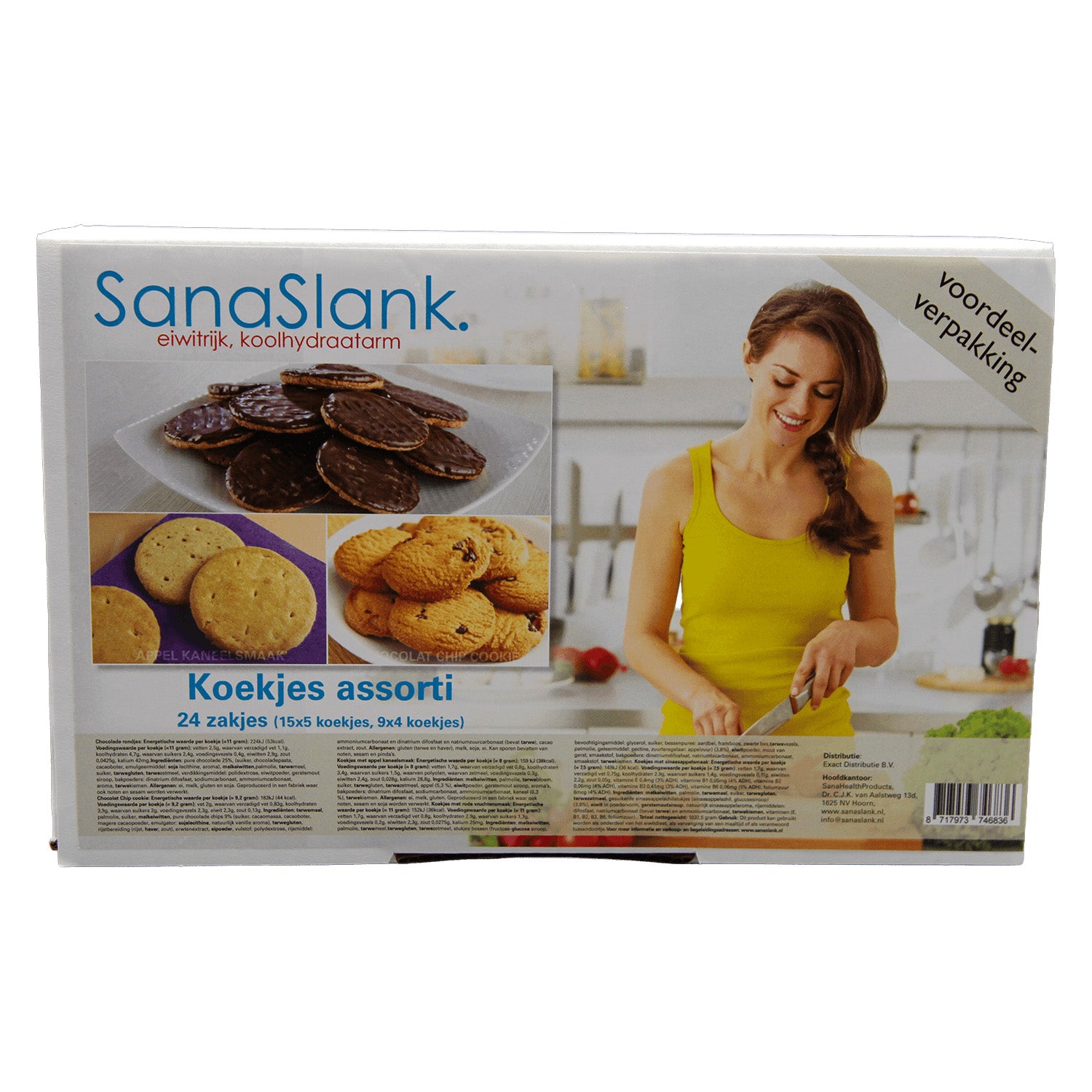 SanaSlank XXL koekjes assortiment (24 zakjes)