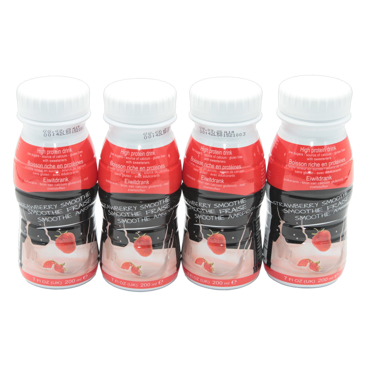 SanaSlank smoothie met Aardbeiensmaak (4 flesjes)