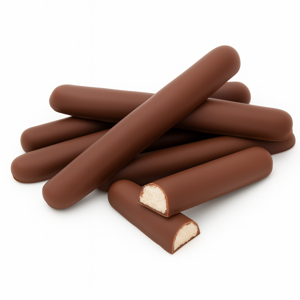 SanaSlank brosse biscuit staafjes met melkchocolade ultra low carb (4 zakjes)