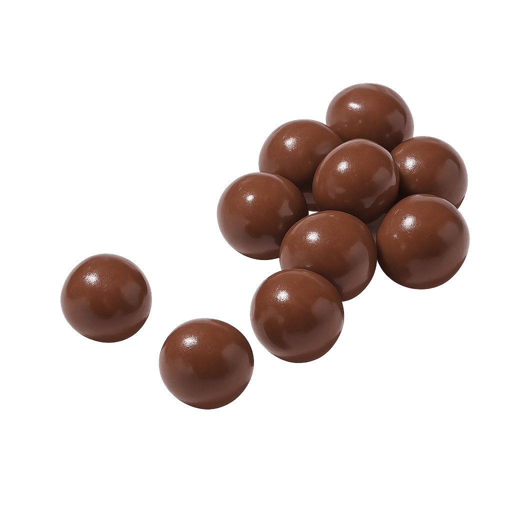 Crunchy proteïne balletjes met chocoladesmaak (5 zakjes)