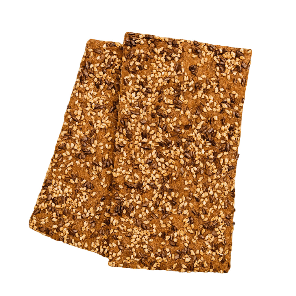 Sanaslank eiwitrijke Crackers met Zaden – Knapperig, vezelrijk en voedzaam (8 stuks)