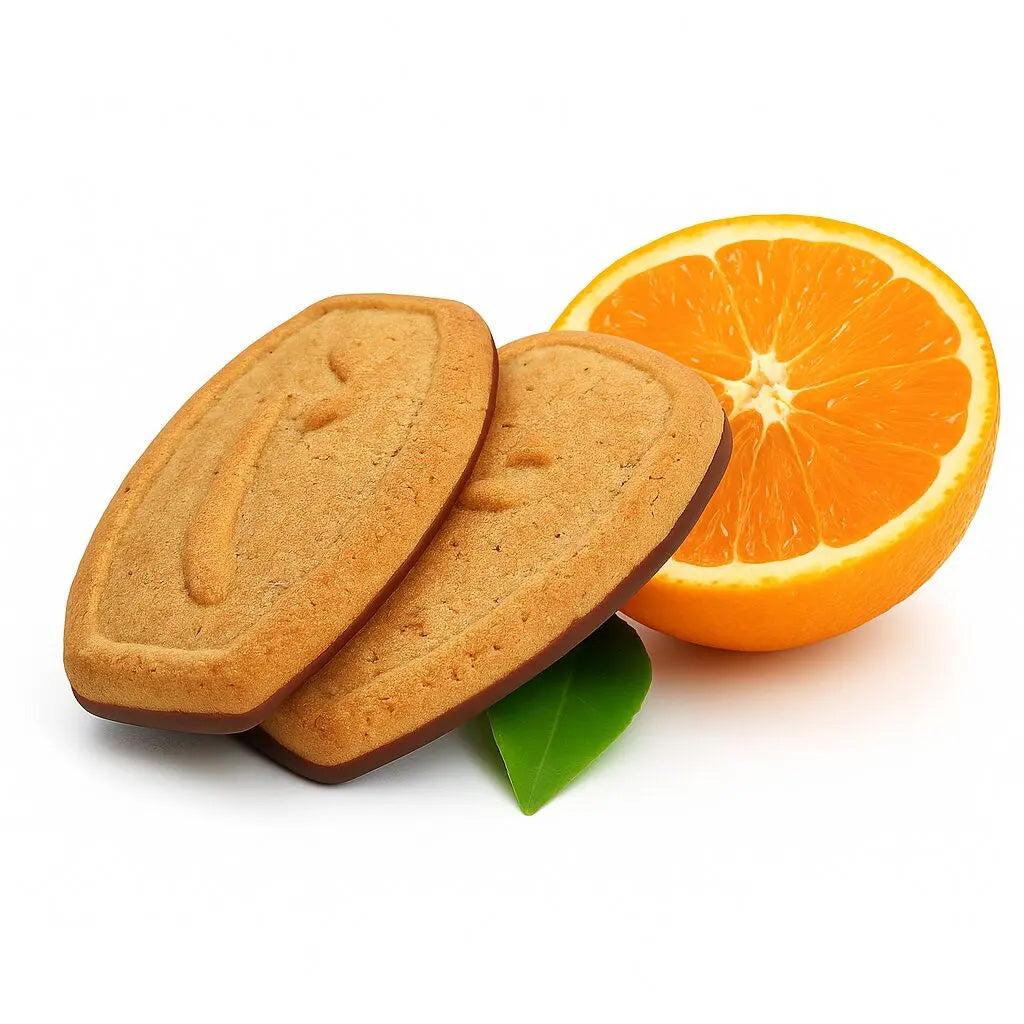 SanaSlank jumbo sinaasappel koekje met laagje chocolade ultra low carb (4 stuks)