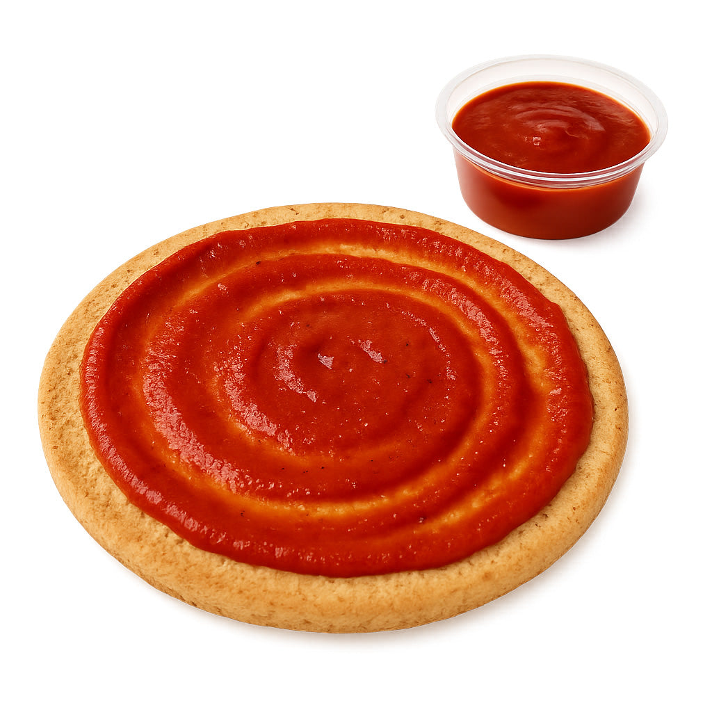 Sanaslank Pizzabodem met Tomatensaus – High Protein & Low Carb (bodem 50 g + saus 110 g)
