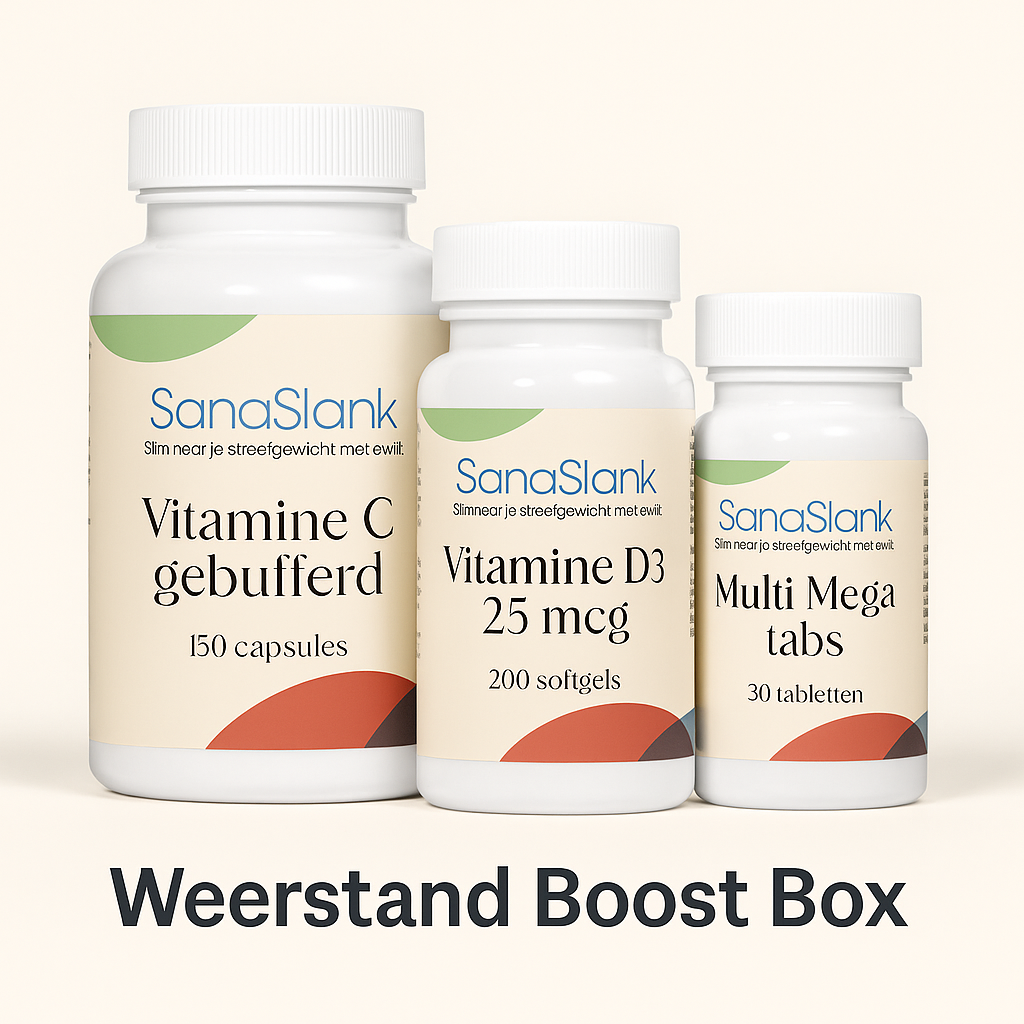 SanaSlank Weerstand Boost Box – Vitamine C, Vitamine D3 & Multi Mega Tabs